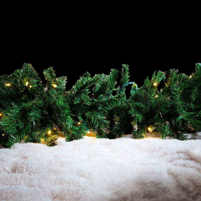 Pre-lit Garland 9′ – Sun Warm White