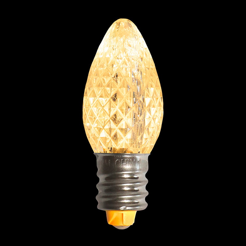 C7 LED Faceted Bulb – Sun Warm White