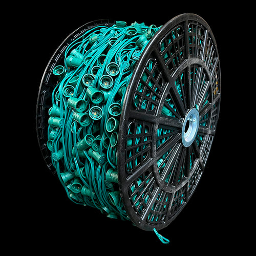 1000′ C9 SPT-1 Socket Cord 15″ Spacing – Green